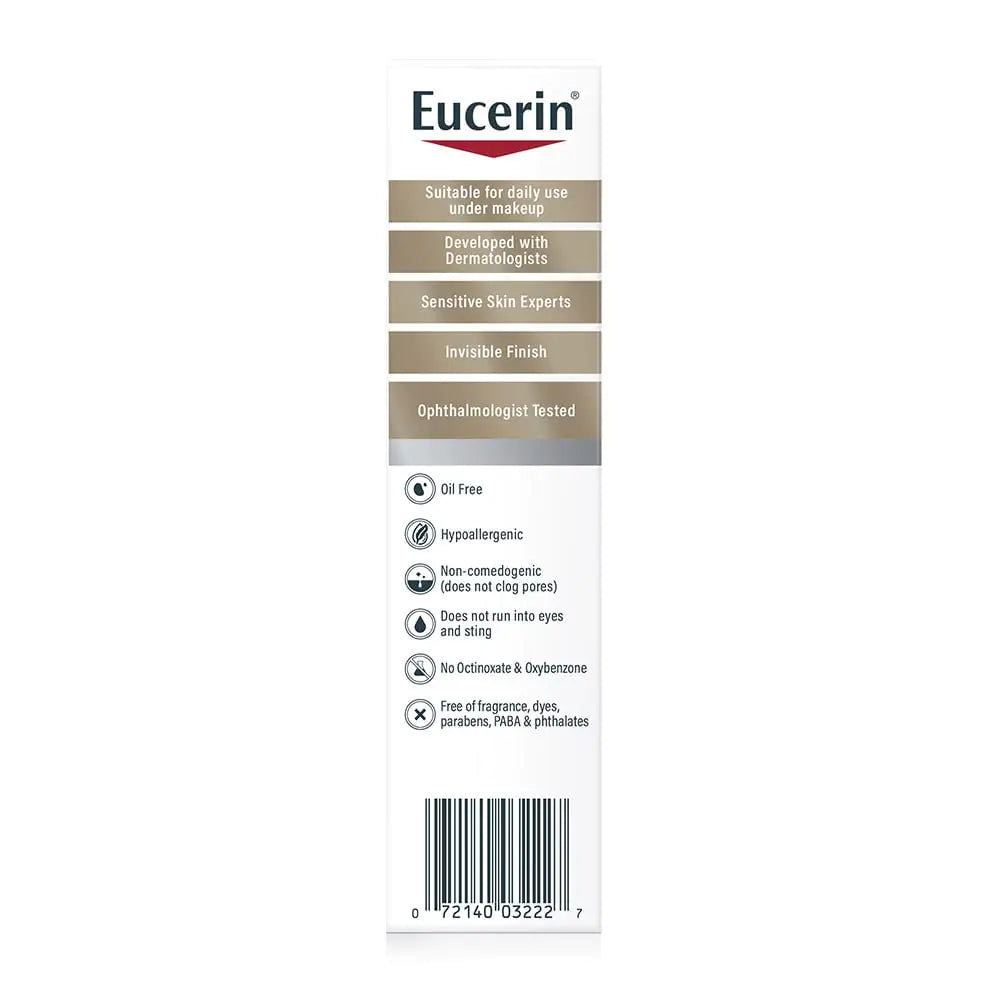 Eucerin Sun Age Defense SPF 50 Face Sunscreen Lotion, Hypoallergenic, Fragrance Free Sunscreen SPF 50 with Hyaluronic Acid, 2.5 Fl Oz Bottle
