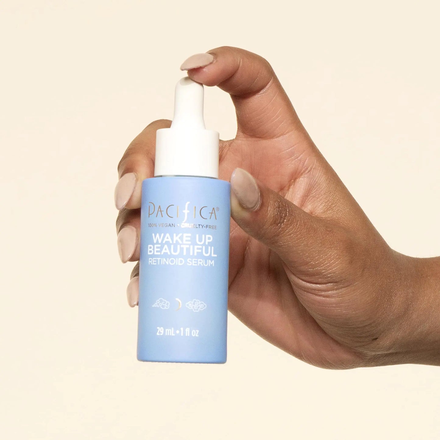 Pacifica Beauty Wake Up Beautiful Overnight Retinoid Serum, Skincare, Reduce Fine Lines, Wrinkles, Dark Spots, and Uneven Skin Tone, Face Care, For Aging and All Skin Types, Vegan, 1 fl oz (1 Count) 1 Fl Oz (Pack of 1)