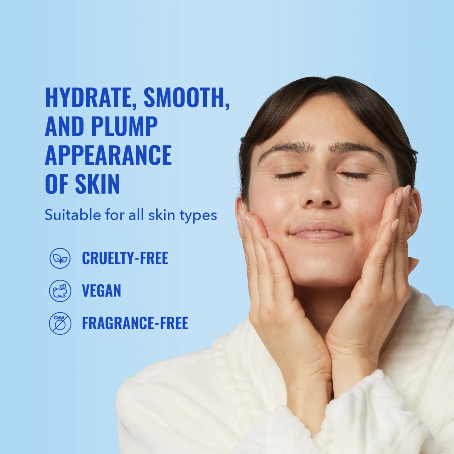 Good Molecules Hyaluronic Acid Serum - Hydration for Dry Skin to Moisturize, Plump, and Firm - 1% HA, Anti-aging Water-Based Skincare for Face 2.53 Fl Oz (Pack of 1)