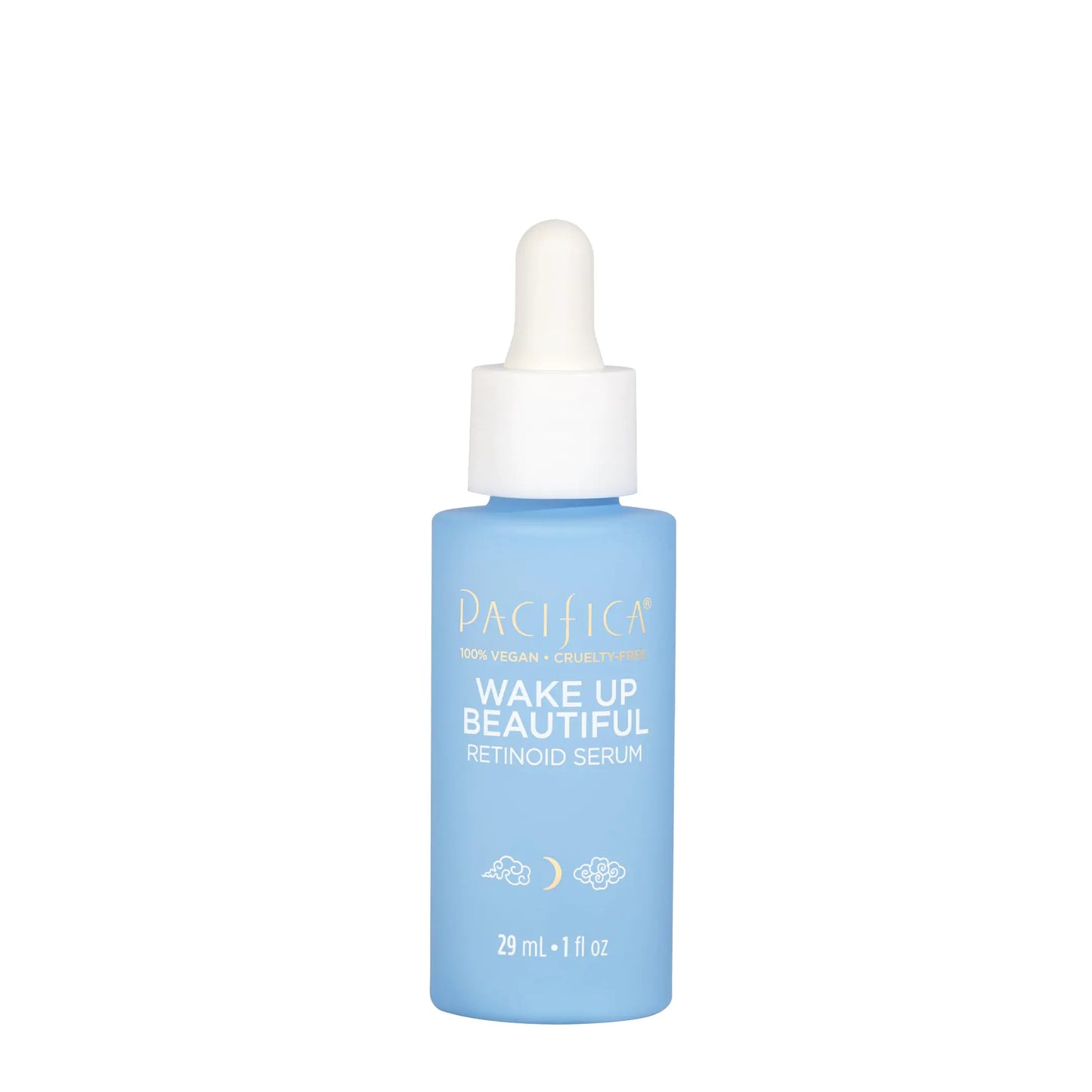 Pacifica Beauty Wake Up Beautiful Overnight Retinoid Serum, Skincare, Reduce Fine Lines, Wrinkles, Dark Spots, and Uneven Skin Tone, Face Care, For Aging and All Skin Types, Vegan, 1 fl oz (1 Count) 1 Fl Oz (Pack of 1)