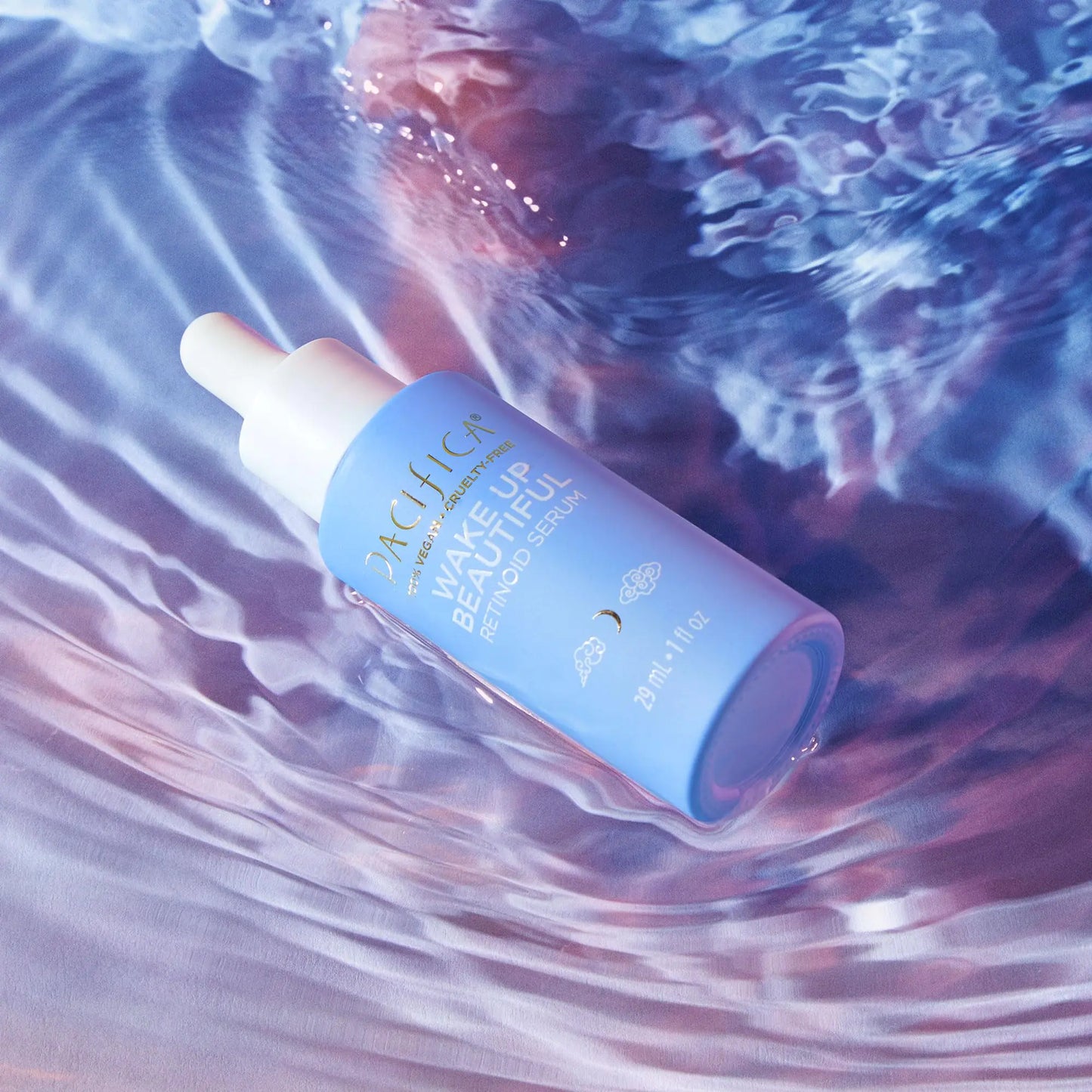 Pacifica Beauty Wake Up Beautiful Overnight Retinoid Serum, Skincare, Reduce Fine Lines, Wrinkles, Dark Spots, and Uneven Skin Tone, Face Care, For Aging and All Skin Types, Vegan, 1 fl oz (1 Count) 1 Fl Oz (Pack of 1)