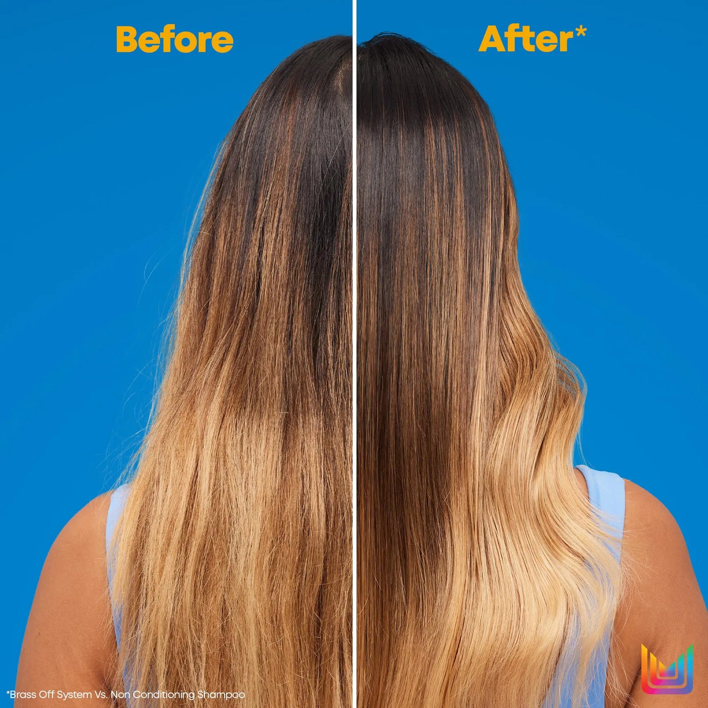 Matrix Brass Off Blue Shampoo | Refreshes & Neutralizes Brassy Tones | Color Depositing Shampoo | For Brassy Hair | For Color Treated Hair | Salon Shampoo | Packaging May Vary 33.8 Fl Oz (Pack of 1)